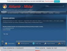 Tablet Screenshot of aldamir.pl